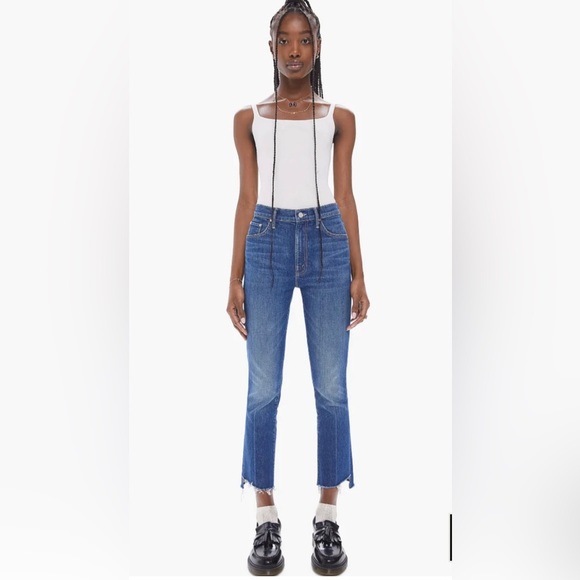 MOTHER The Insider Crop Step Fray Size 29 NWT - Picture 1 of 15